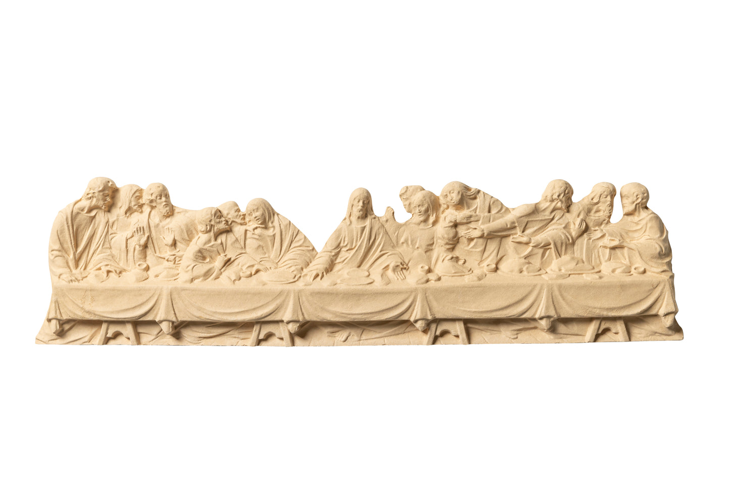Casket Last Supper Scene Panel Image - 2 piece set