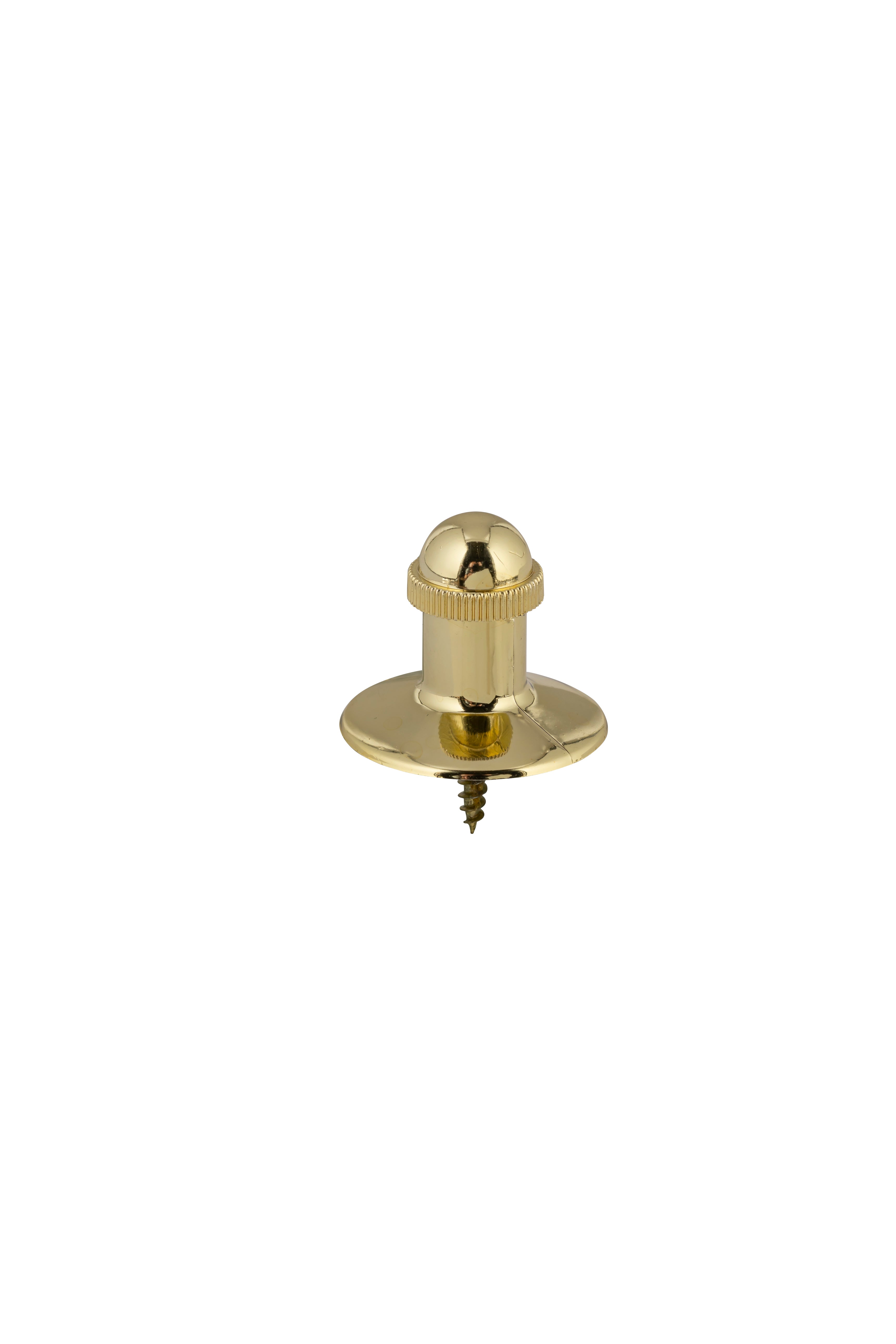 Plastic Bell Top Screw Gold