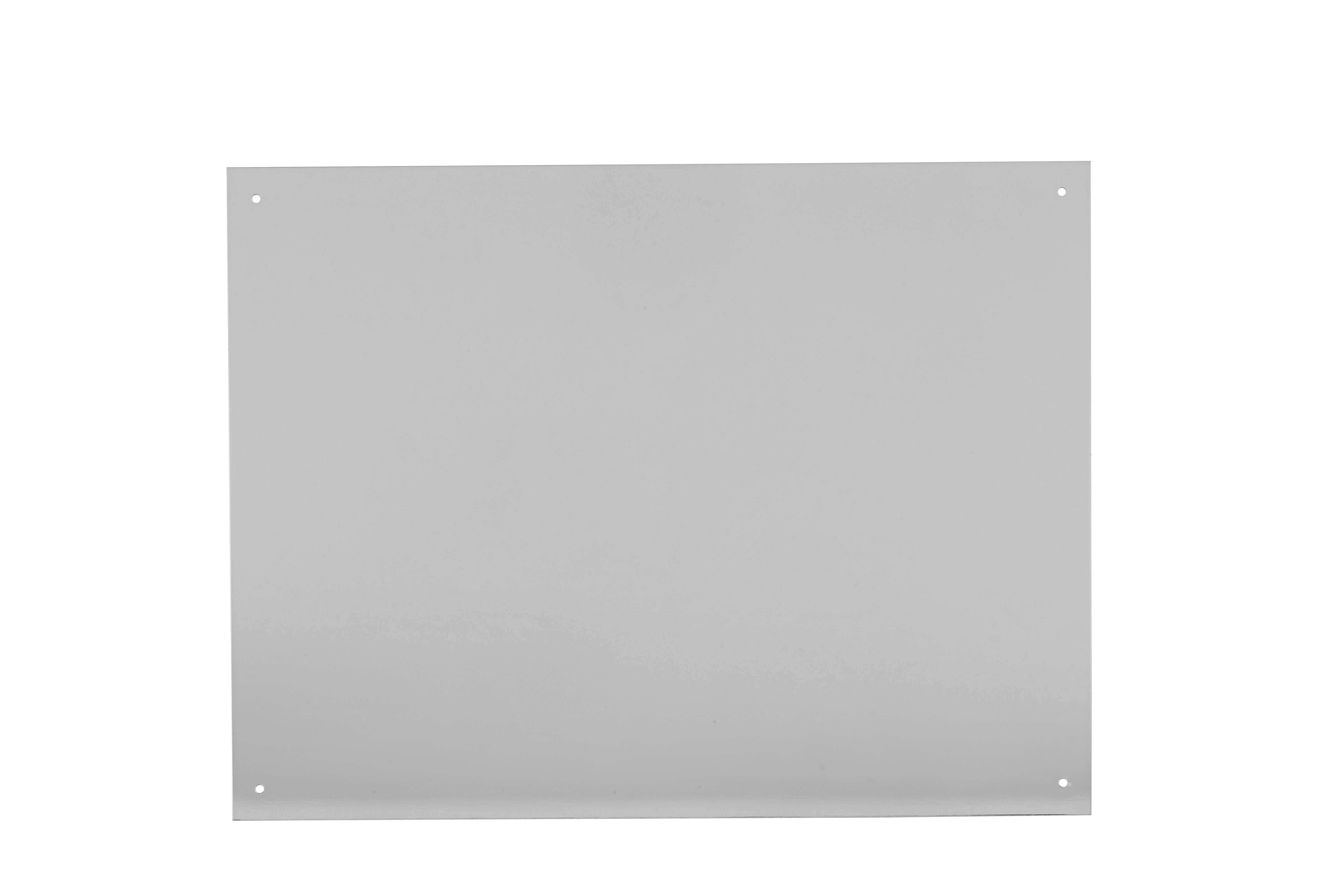 8x6 Metal Breast Plate Nickel