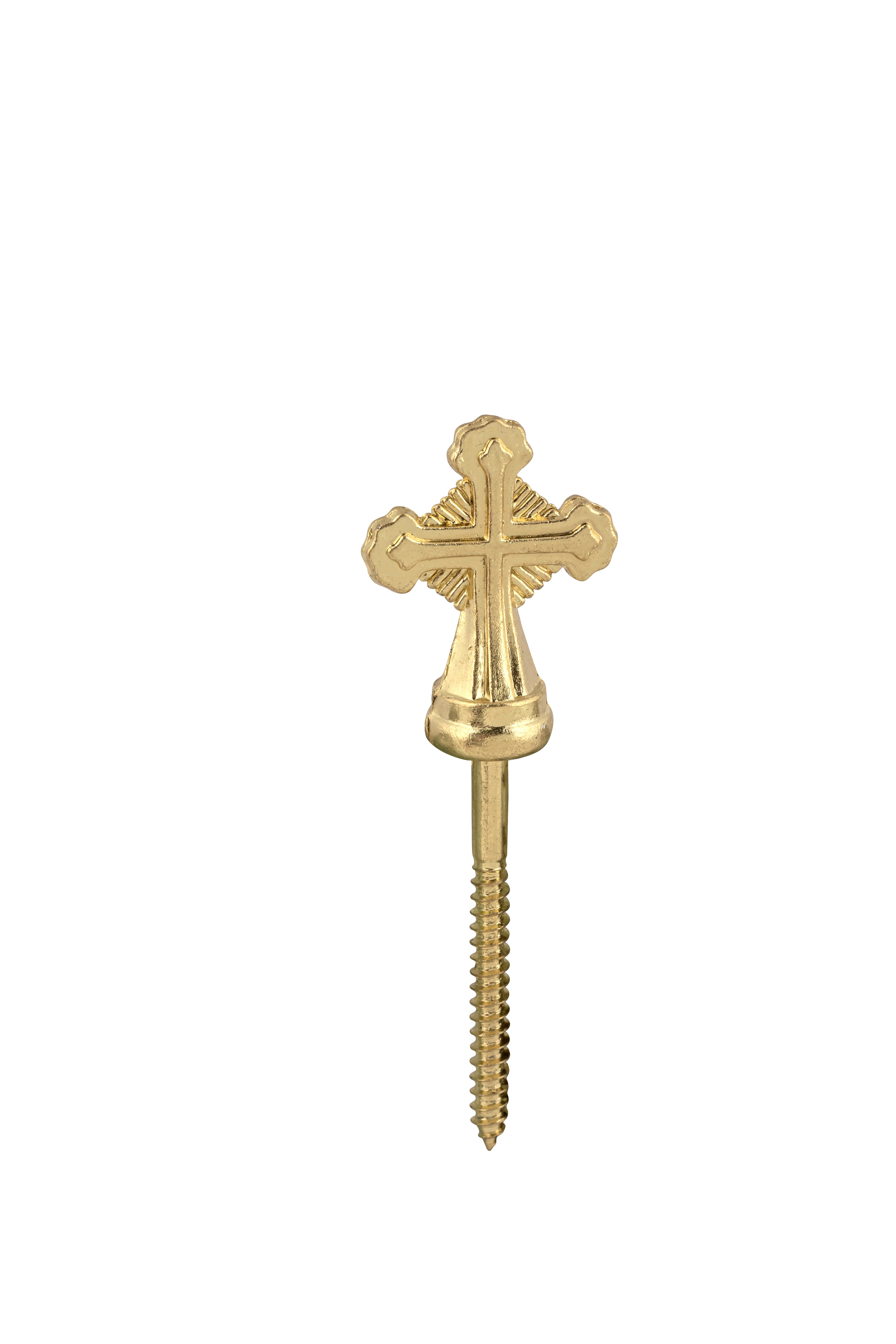 Cast Catholic Lid Screw Gold
