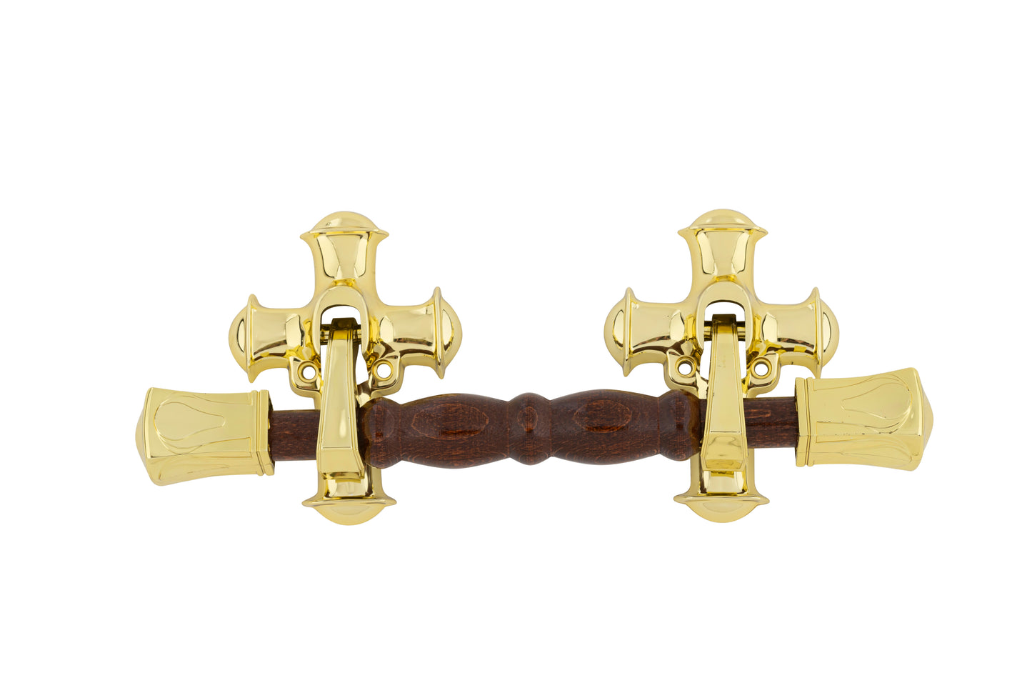 Lagore Dark Wood Handle Gold - 6 piece set