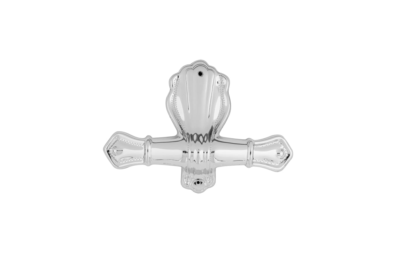 Rose Plastic T-End Nickel - 2 piece set