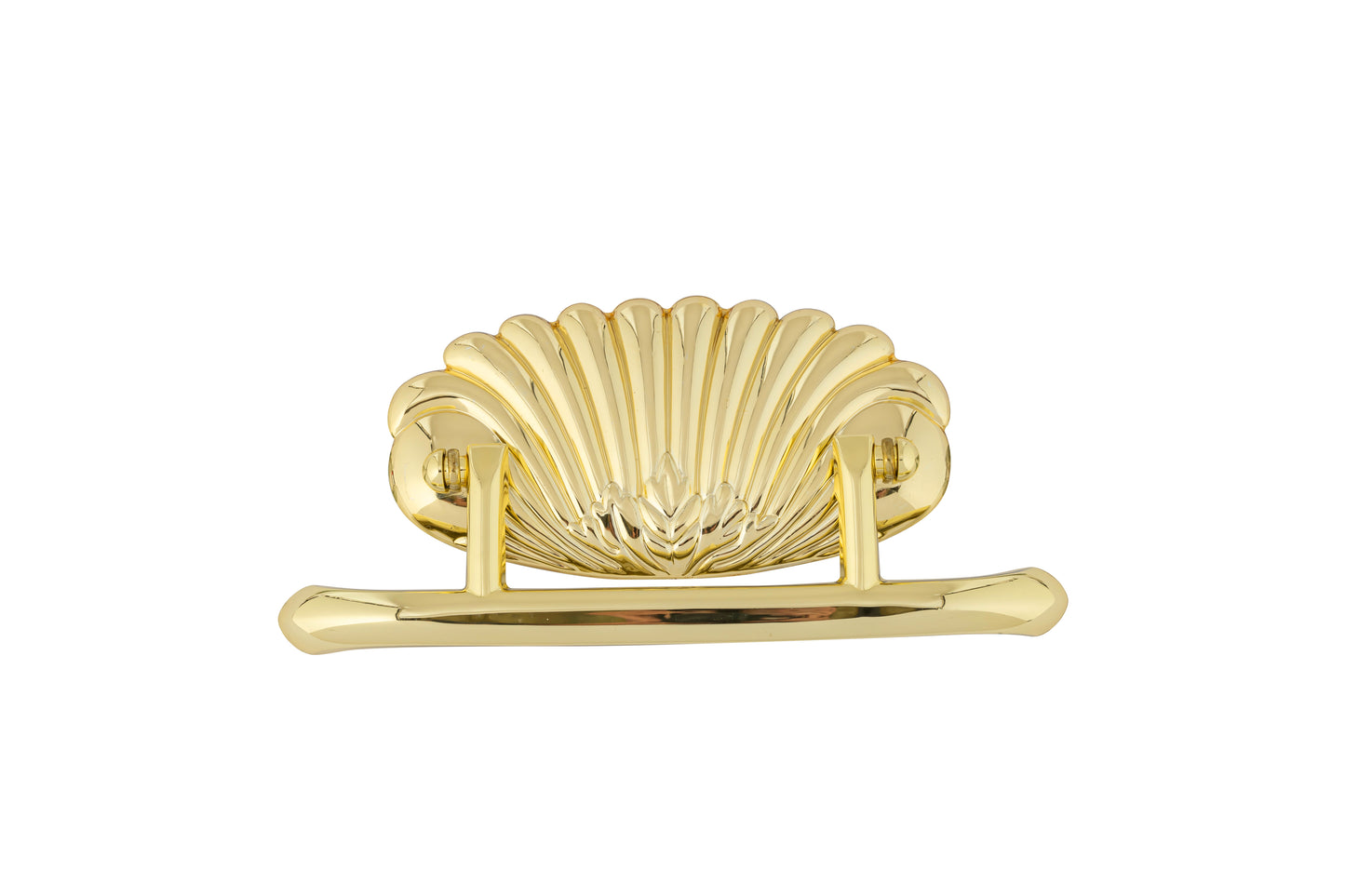 Split Plastic Shell Round Plastic Handle Gold - 6 piece set