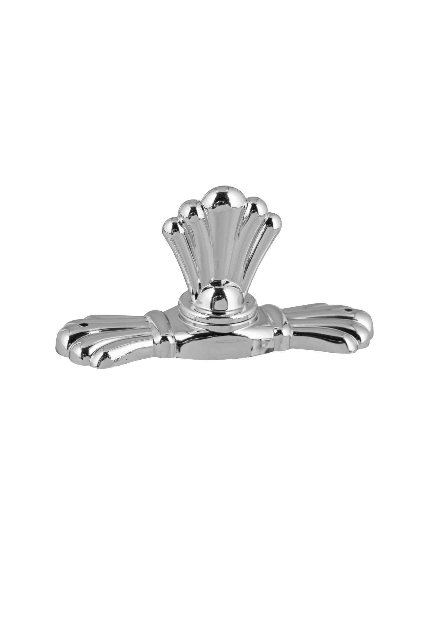 Plastic Plume Wreath Holder Nickel
