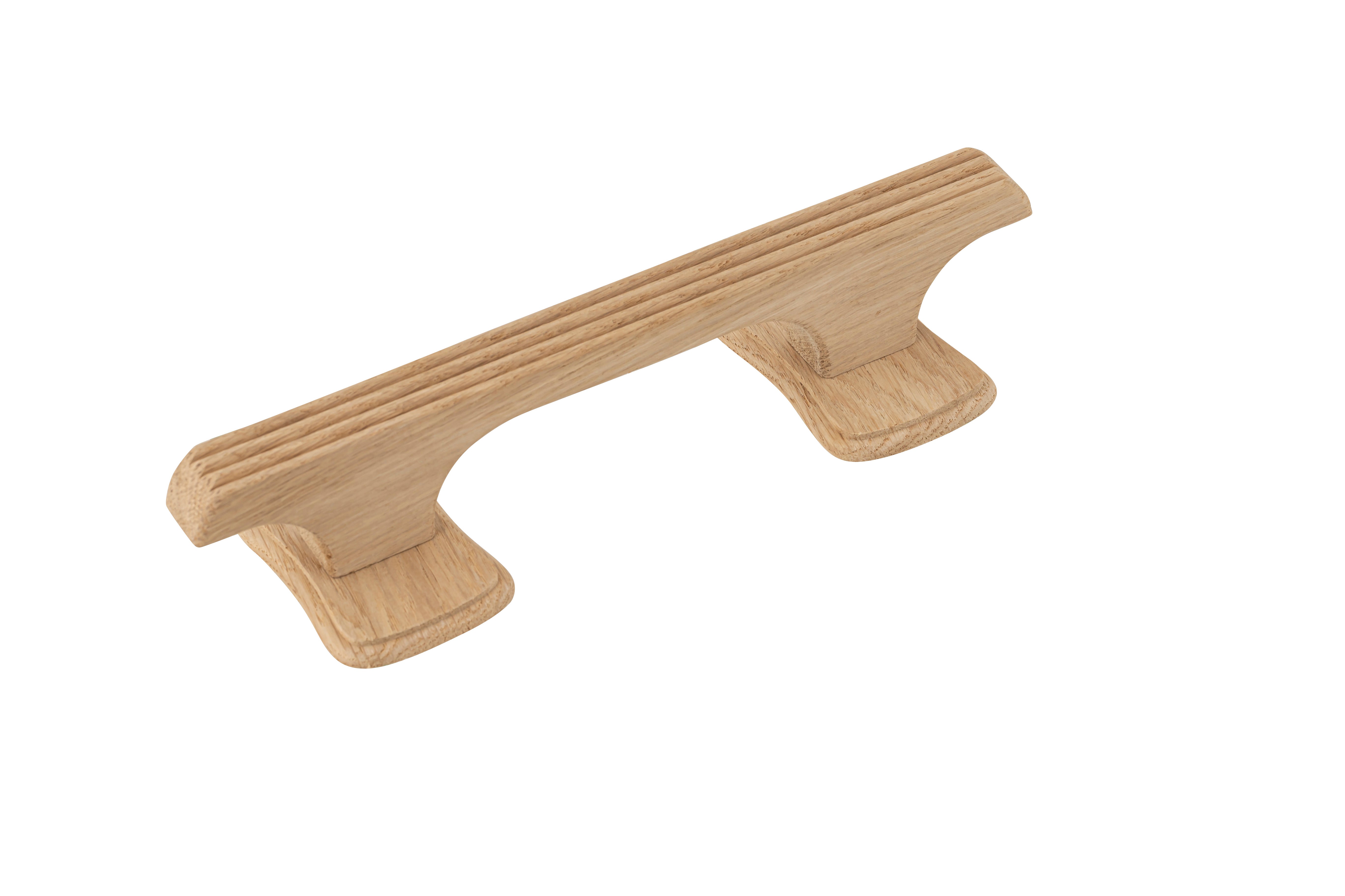 Bern Oak Unlacquered Handle - 6 piece set