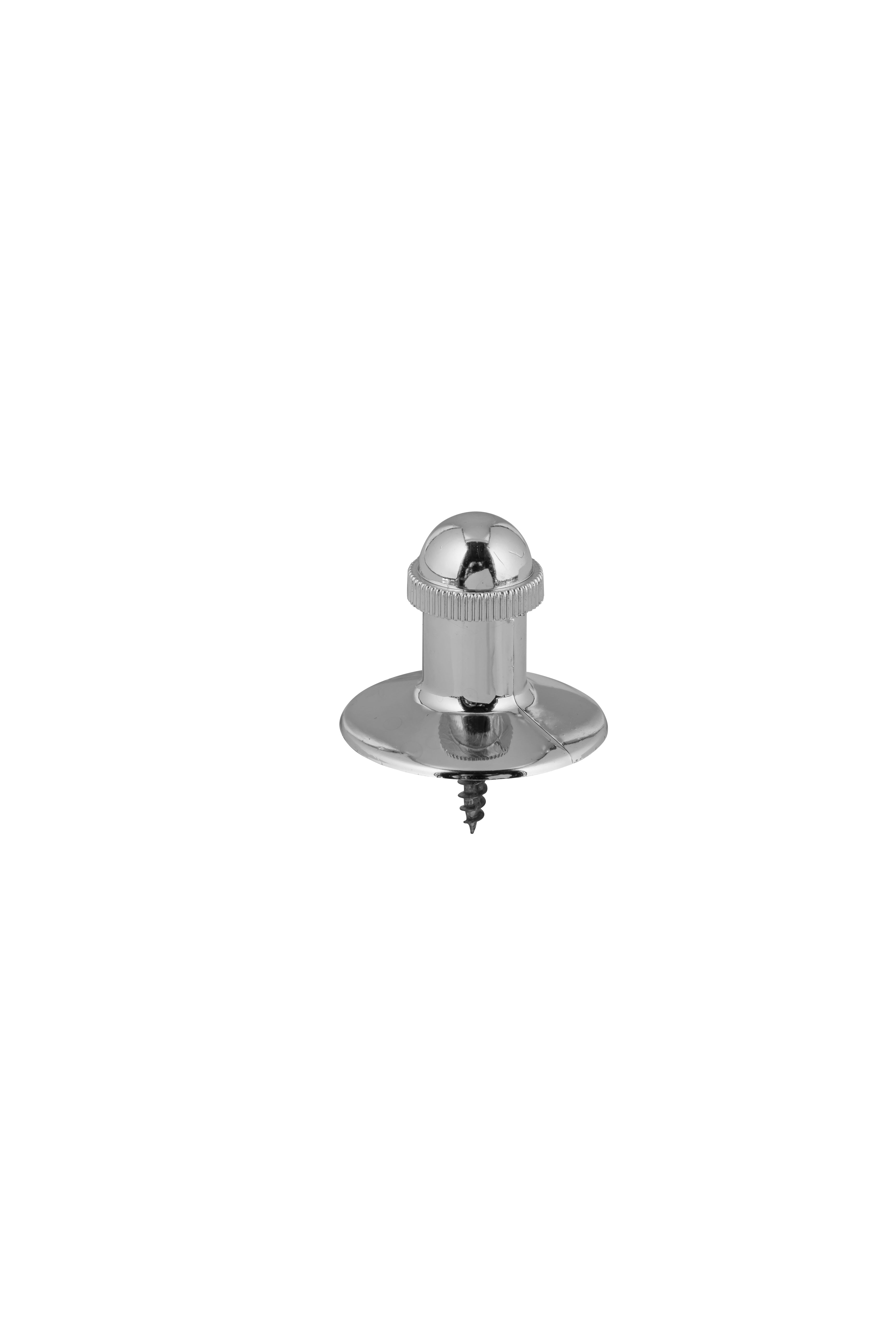 Plastic Bell Top Screw Nickel
