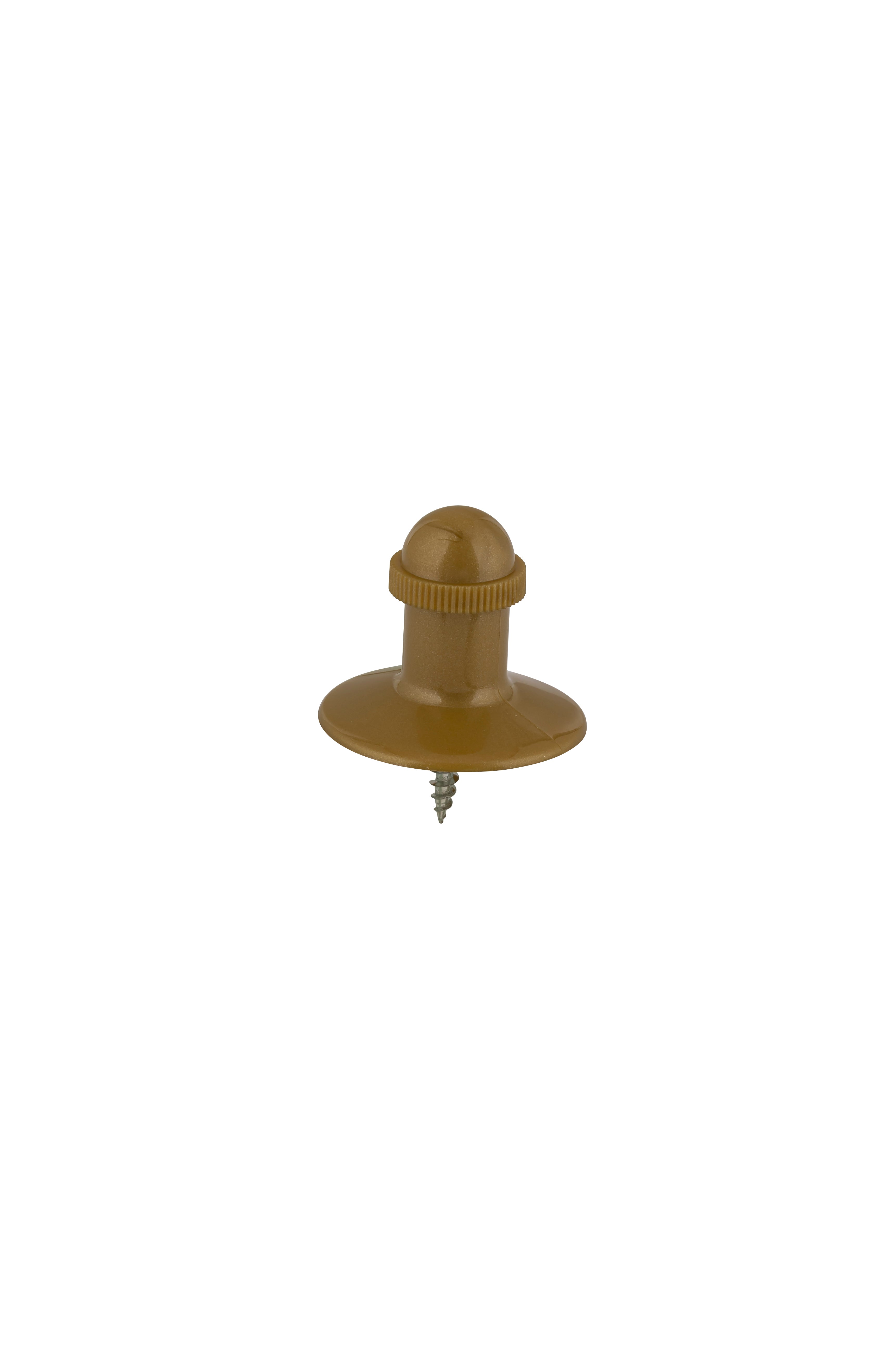 Plastic Bell Top Screw Self Colour