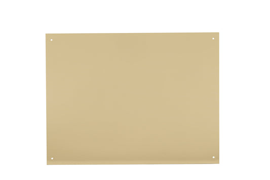 8x6 Metal Breast Plate Gold