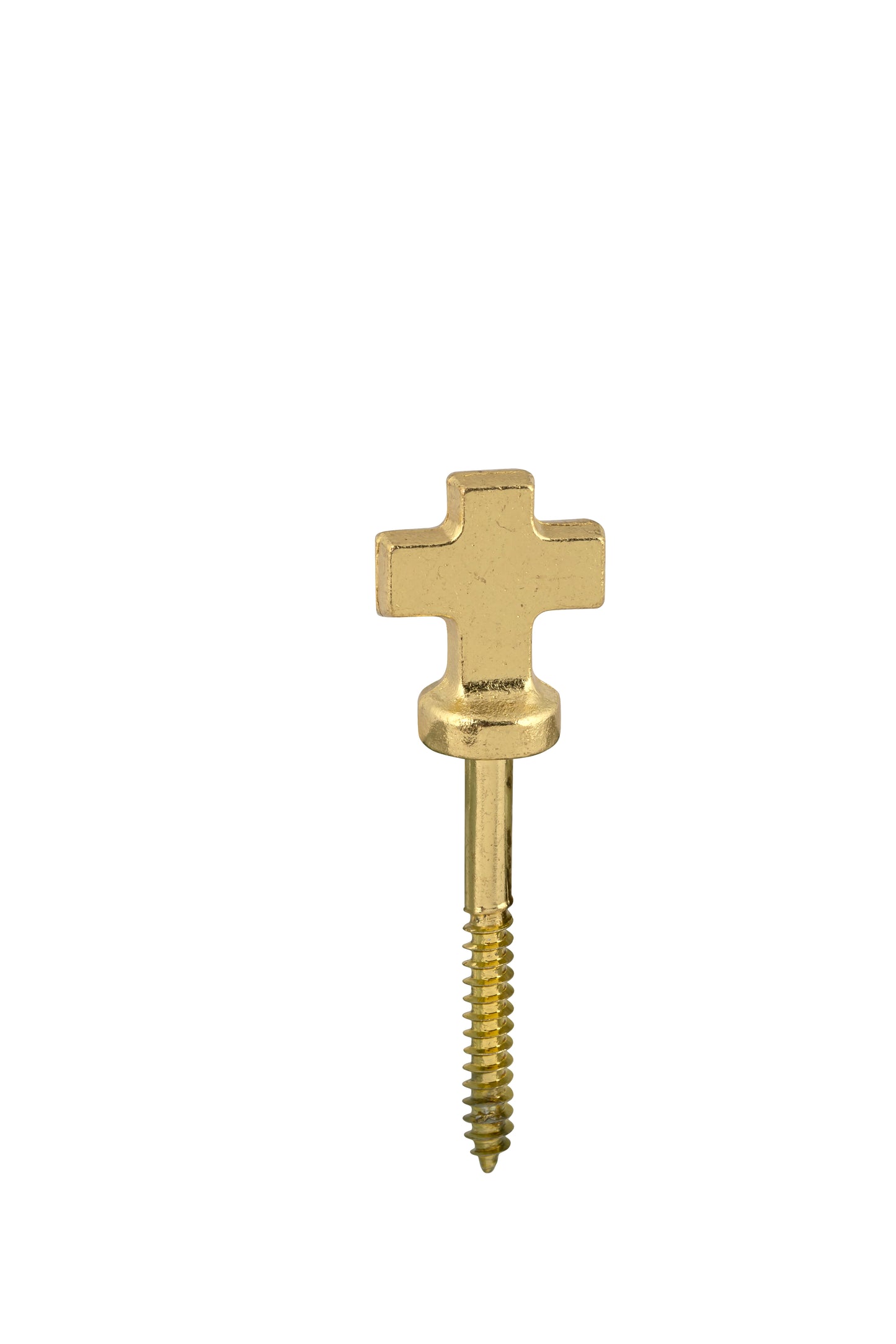 Cast Heavy Cross Lid Screw Gold