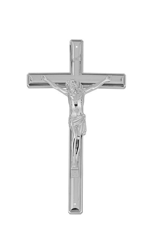 inch Plastic Crucifix Nickel
