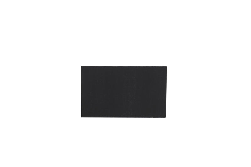 Black on White Plaque for 12 inch Gravemarker