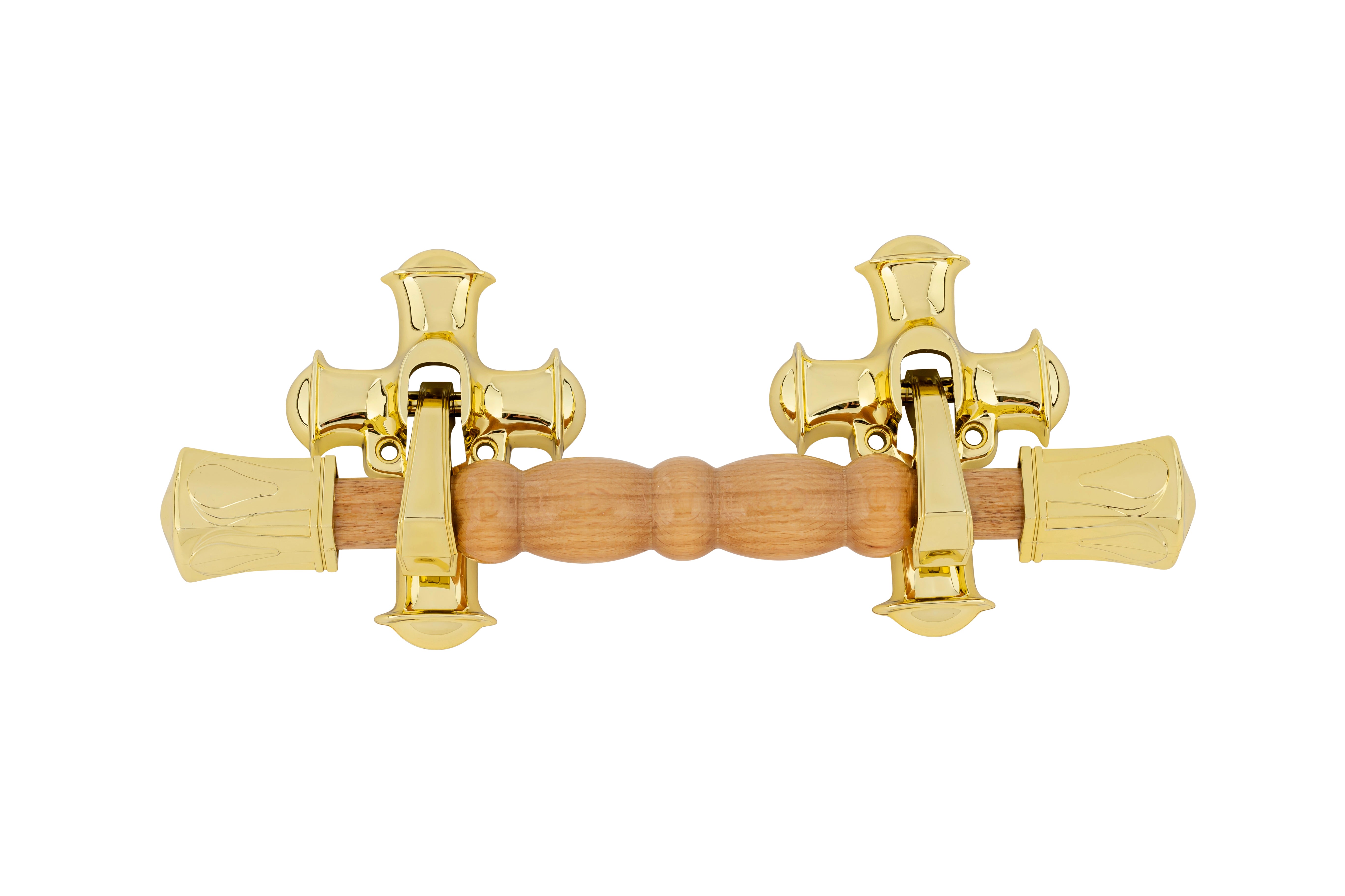 Lagore Light Oak Handle Gold - 6 piece set