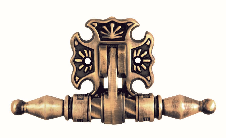 Lincoln Metal T-End Antique Brass - 2 piece set