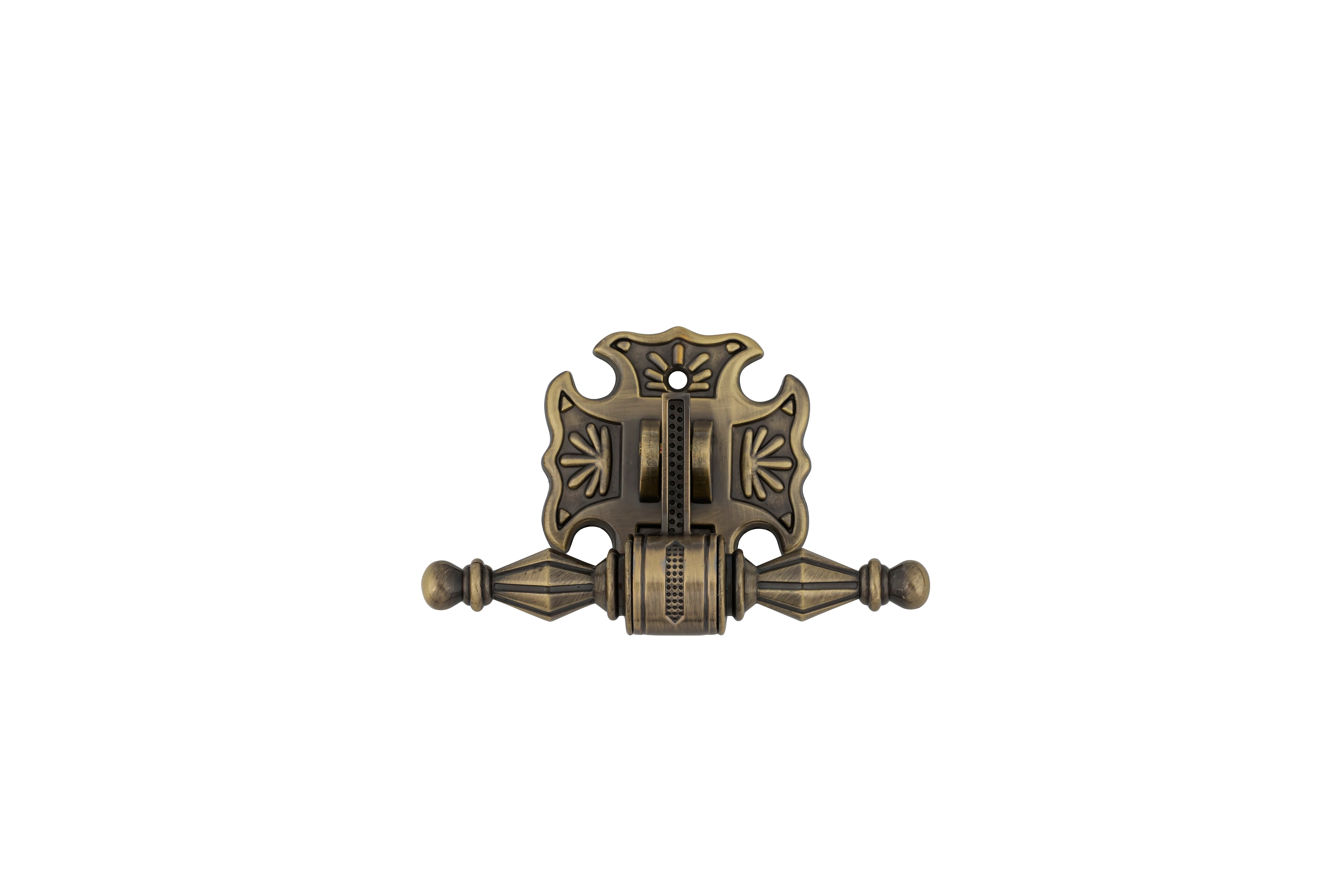Lansdowne Metal T-End Antique Brass - 2 piece set
