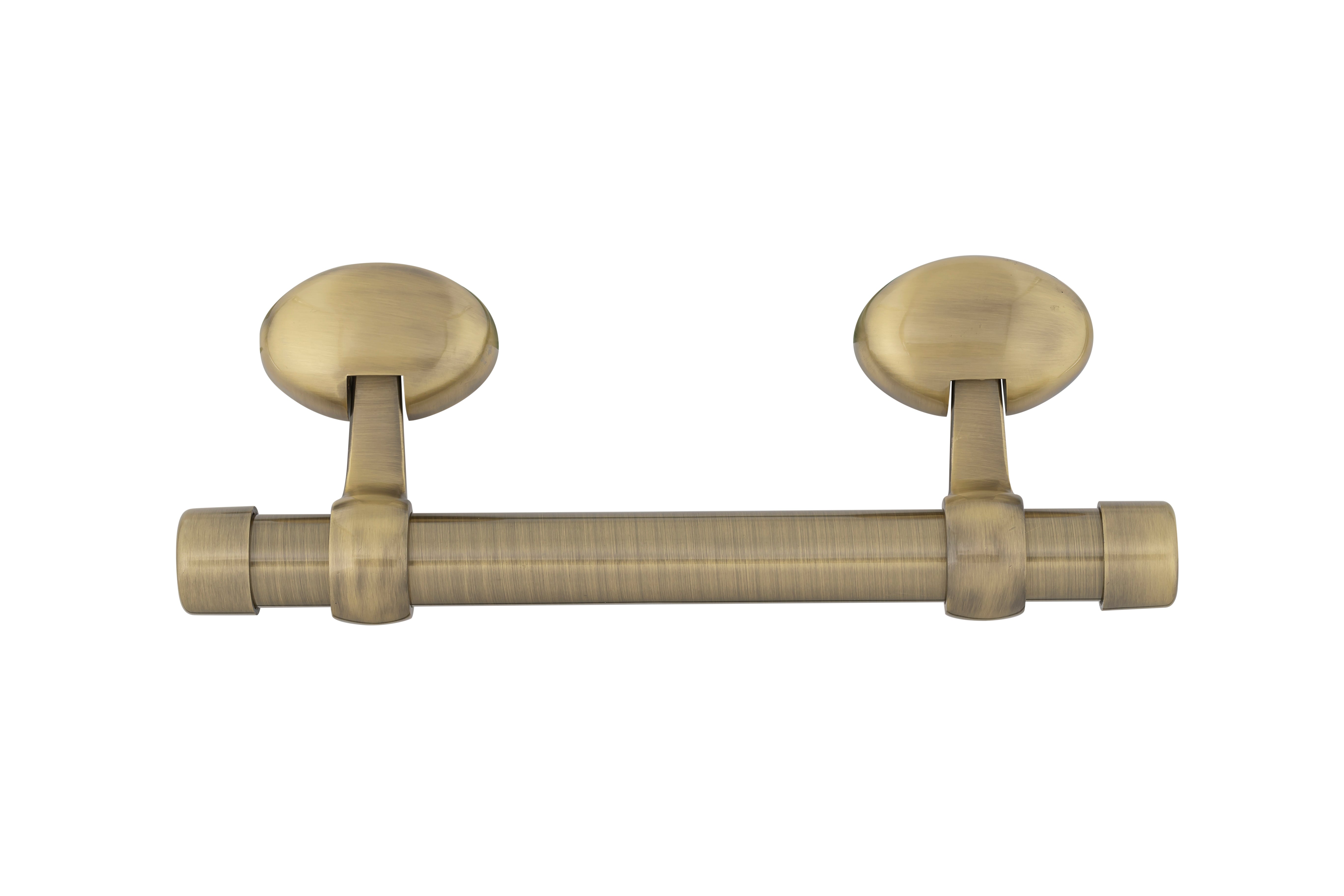 Oval Metal Handle Antique Brass - 6 piece set