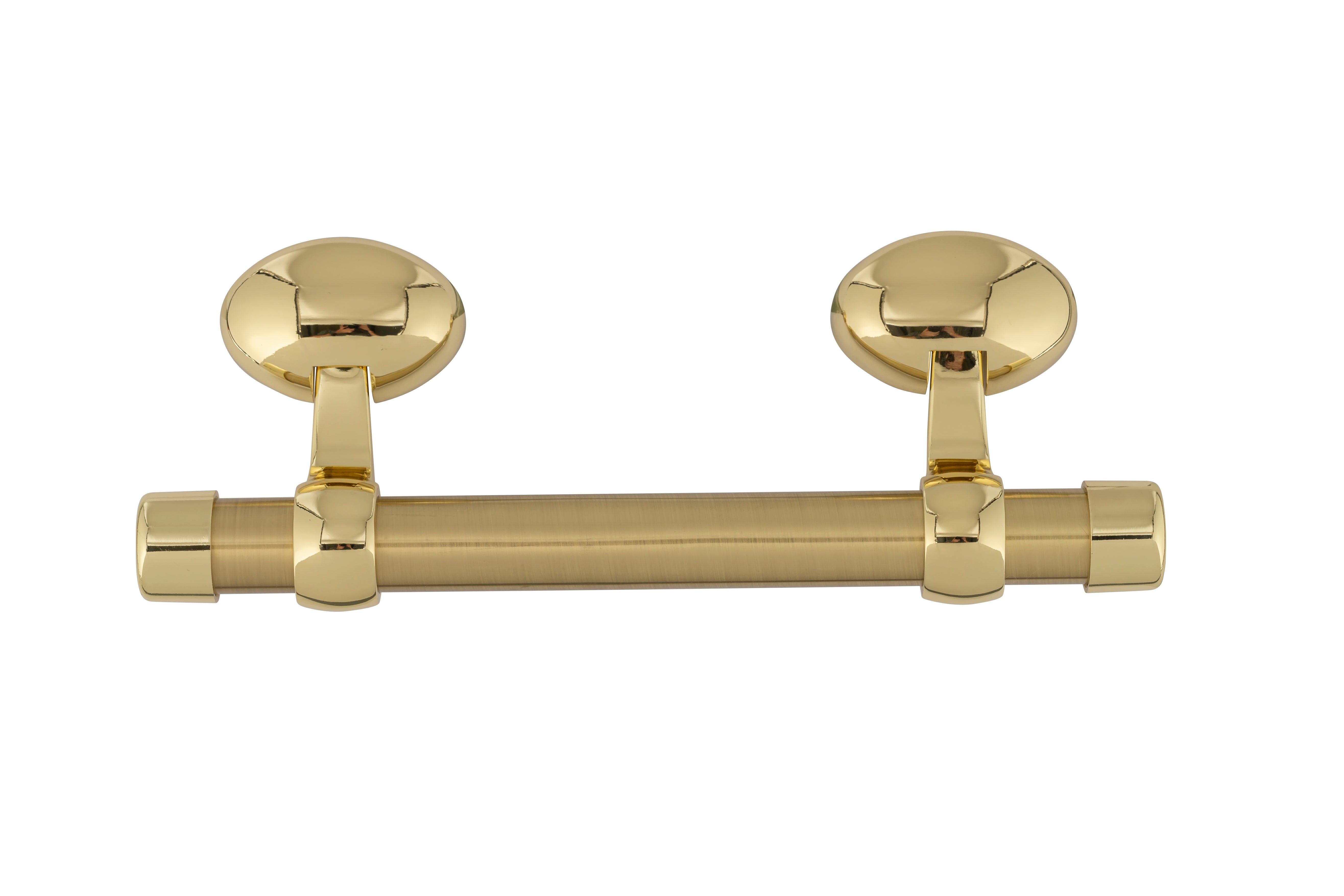 Oval Metal Handle Gold - 6 piece set