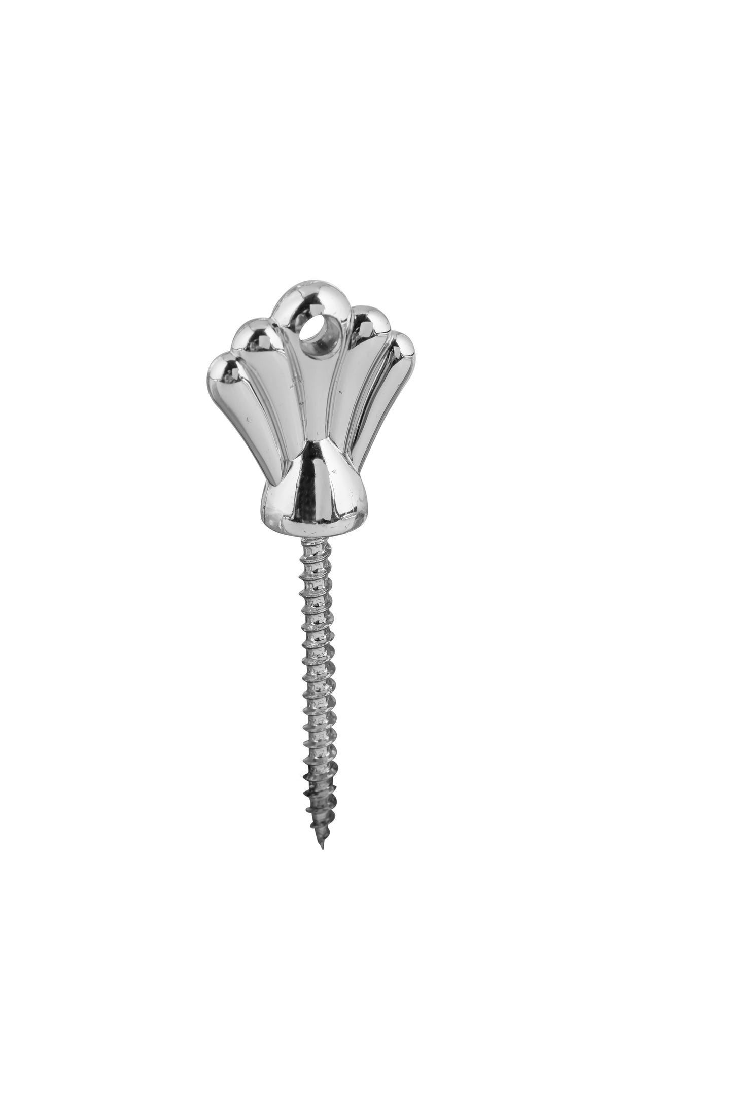 Plastic Plume Head Screw Nickel