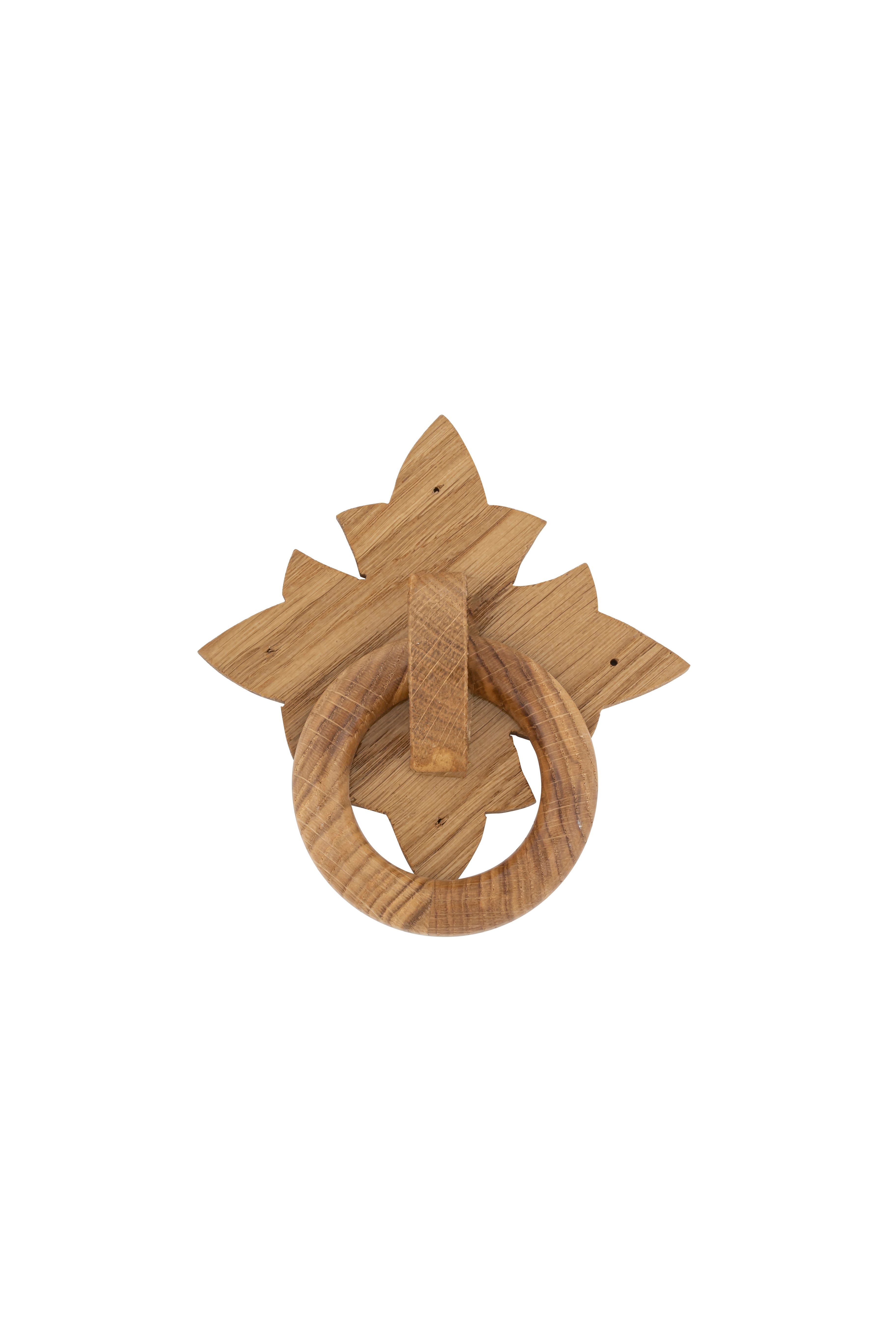 Oak Ring Handle Lacquered - 6 piece set