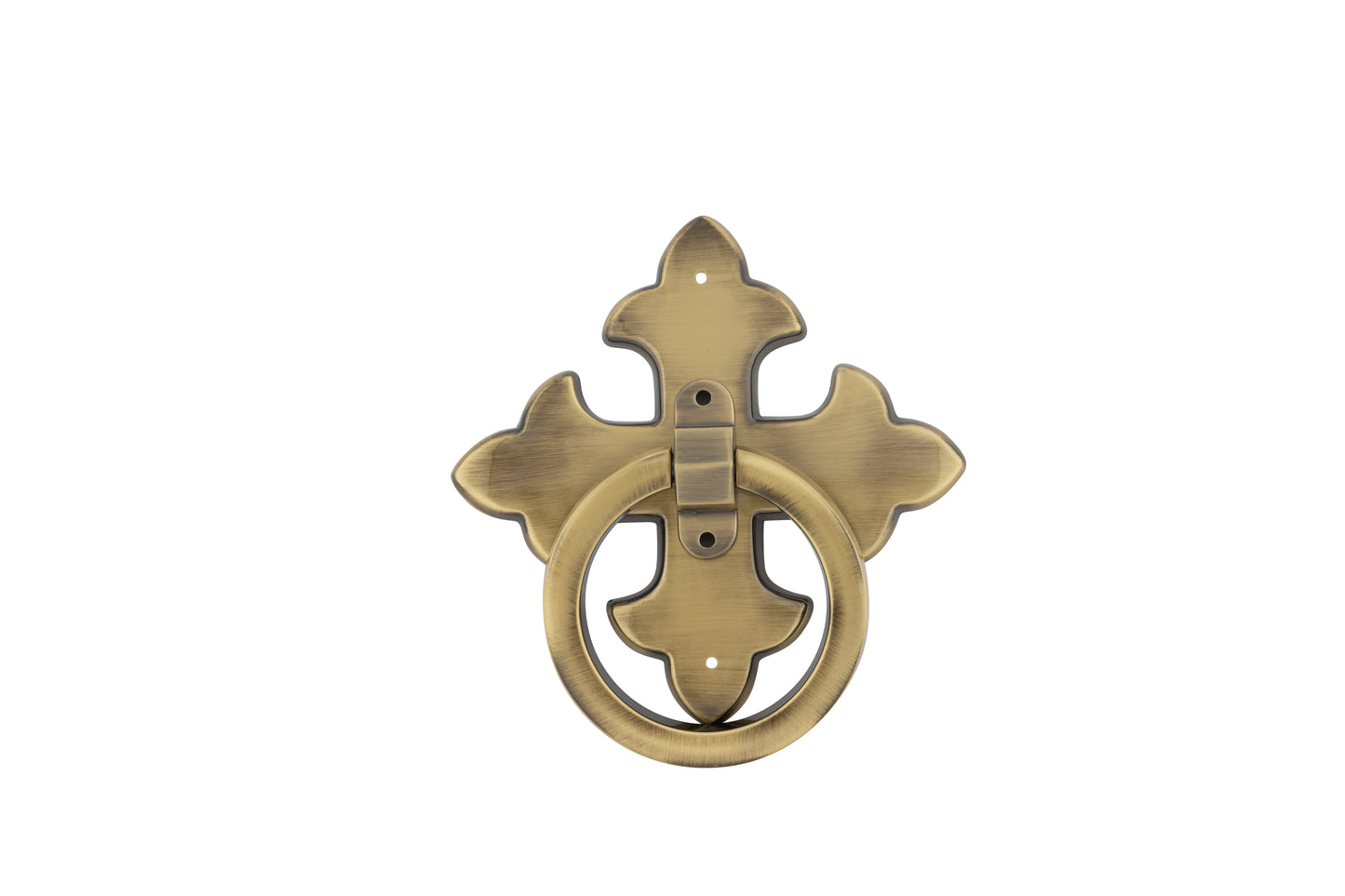 Metal Ring Handle Antique Brass