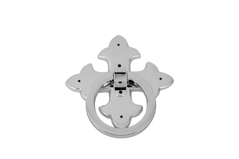 Metal Ring Handle  Nickel - 6 piece set