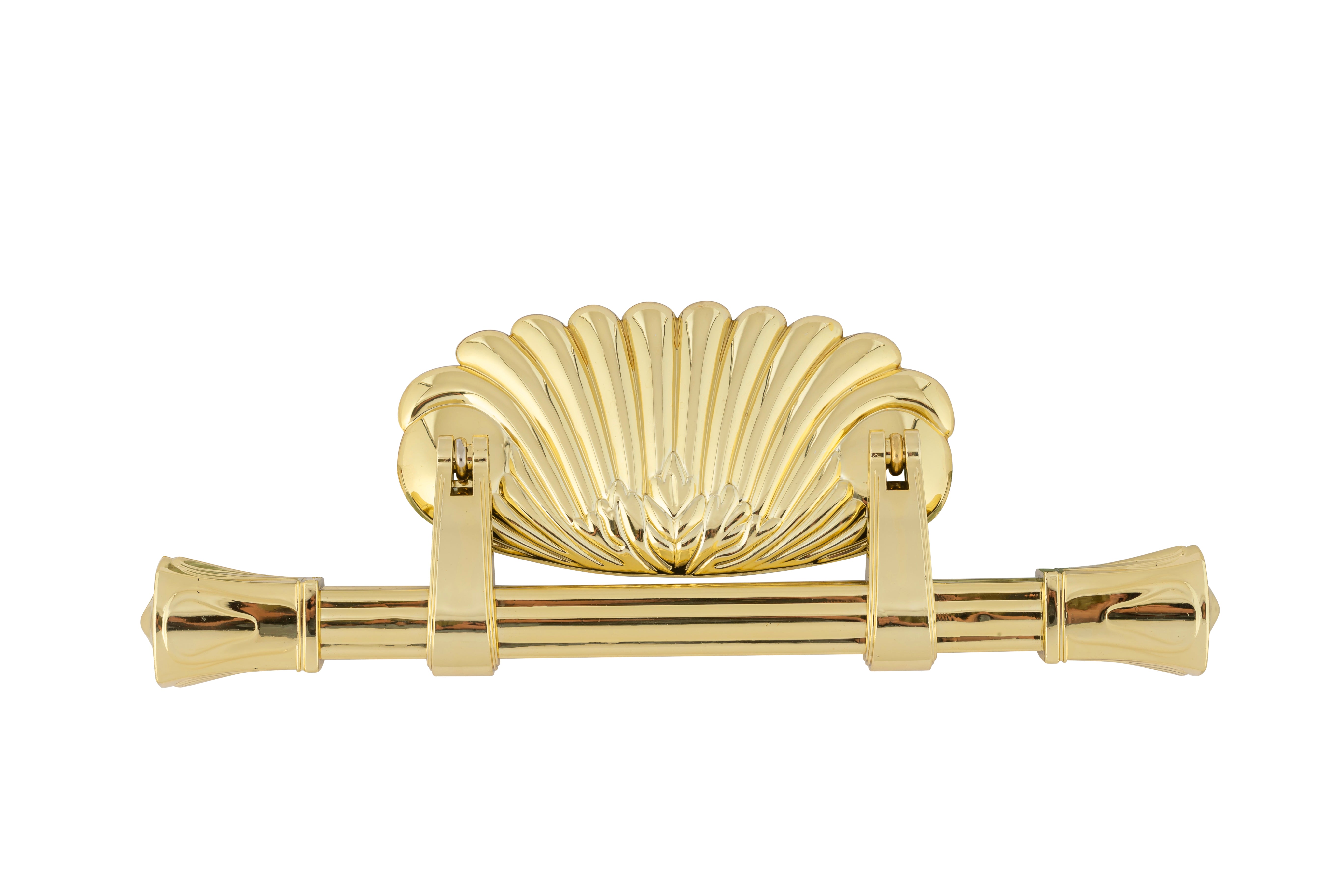 Split Plastic Shell Cranoge Split Pin Handle Gold - 6 piece set