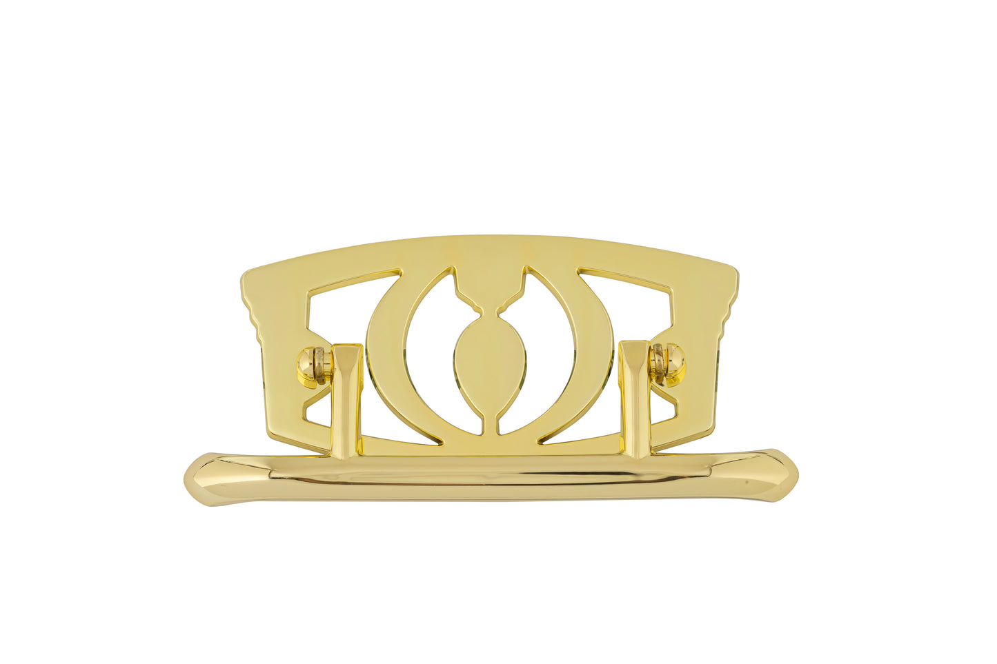 Split Plastic Deco Round Plastic Handle Gold - 6 piece set