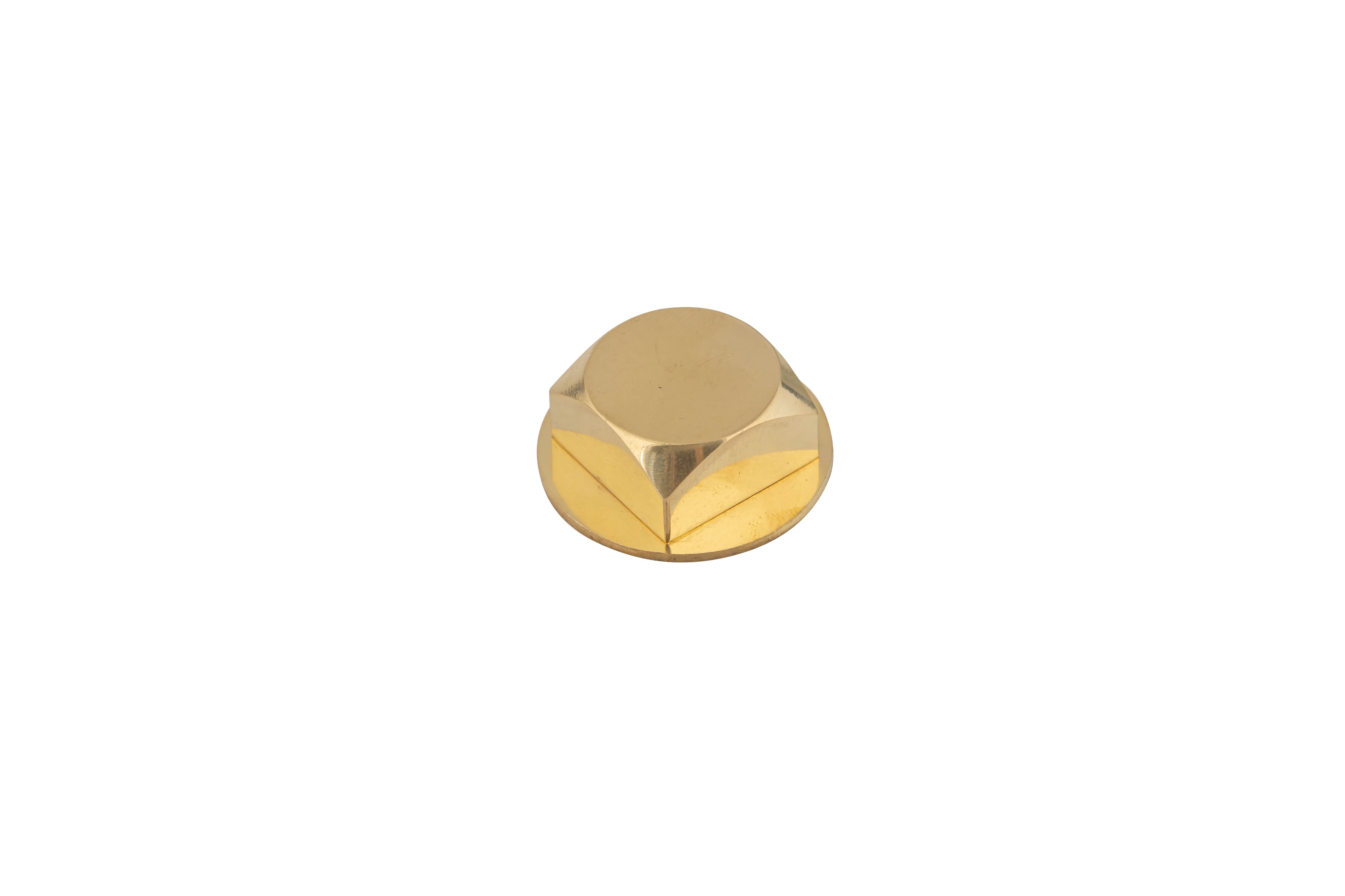 No5 Metal Wreath Holder Gold